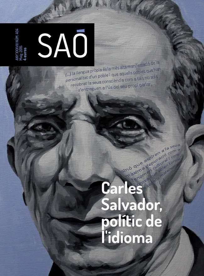 Portada de la revista Saó.