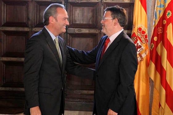 Alberto Fabra i Ximo Puig.