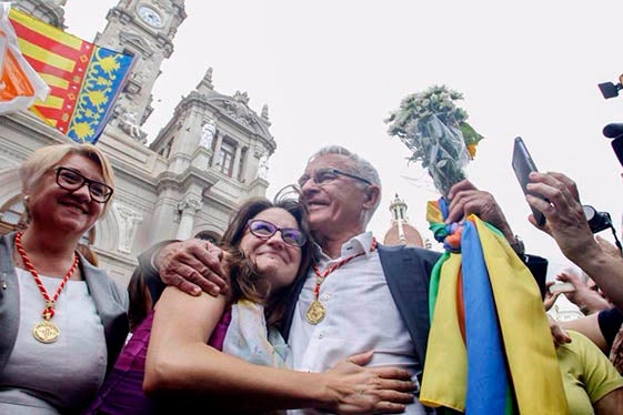 Joan Ribó i Mònica Oltra.