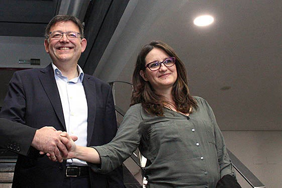 Ximo Puig i Mònica Oltra.