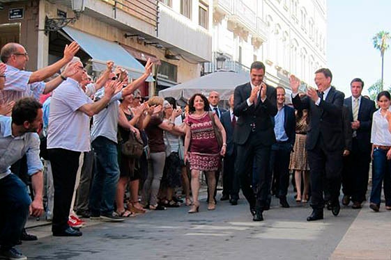 Pedro Sánchez i Ximo Puig, hui.