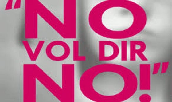 Cartell contra la violència de gènere.