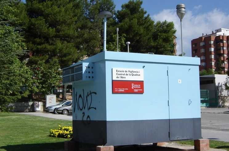 Estació de la Xarxa Valenciana de Vigilància i Control de la Contaminació Atmosfèrica situada a Alcoi.