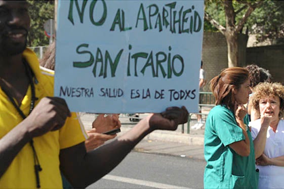 Manifestació contra el Reial decret 16/2012.