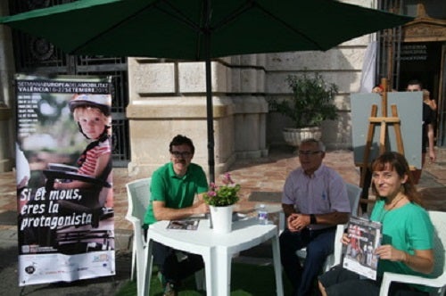 Ribó i Grezzi, aquest divendres en el nou espai del Park(ing) Day.