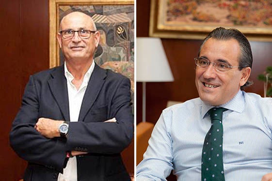 Ciro Palmer (C's) i Arturo Torró (PP).