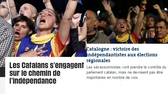 Informacions del 27S a Le Monde i Liberation.