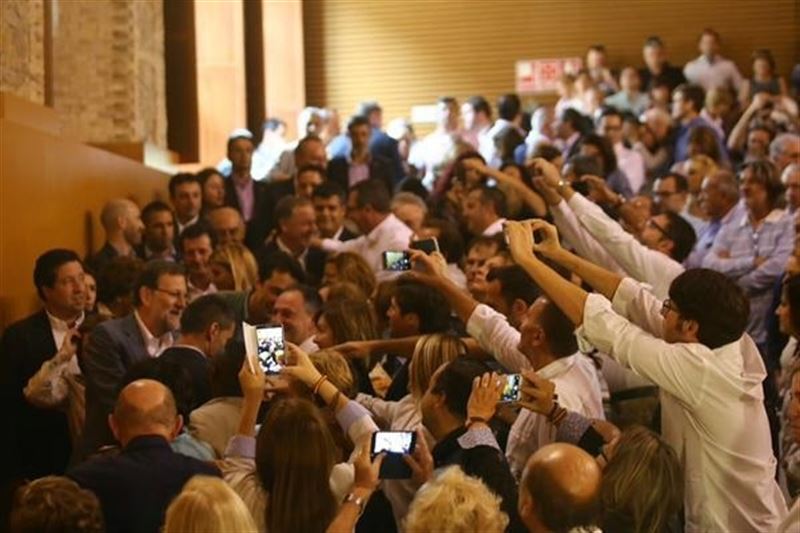 Mariano Rajoy en València. 