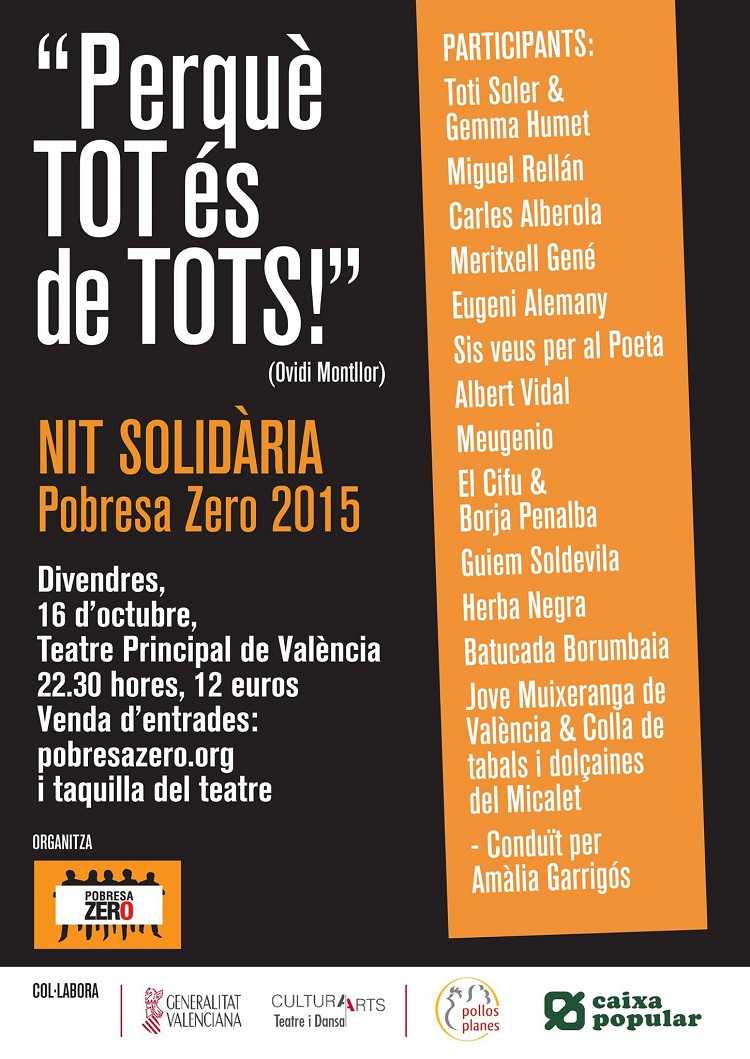 Cartell de la convocatòria.