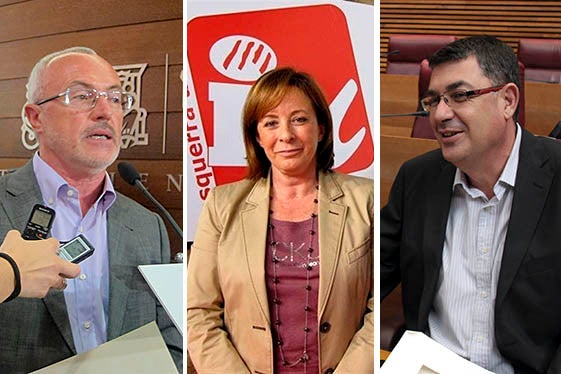 Antonio Montiel, Marga Sanz i Enric Morera.