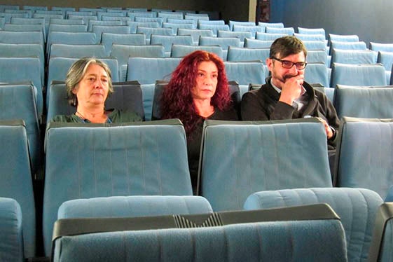 Ignasi Piera, Mentxu Suárez i Alicia Serrano.