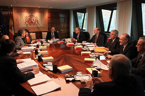 El ple del Tribunal Constitucional.