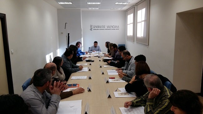 Un moment de la reunió celebrada aquest dimecres.