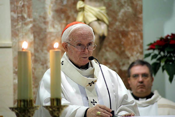 Antonio Cañizares durant la celebració d'una litúrgia recent amb motiu de les festes de Nadal.