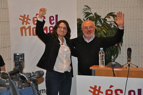 Mònica Oltra i Antonio Montiel