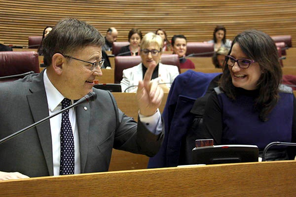 Ximo Puig i Mònica Oltra.