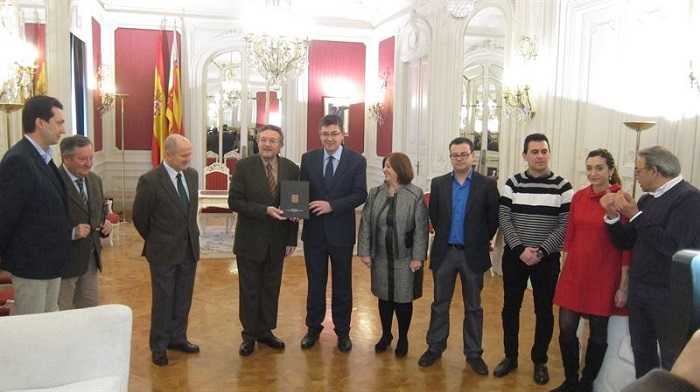 Un moment de l'acte de presentació de la memòria de l'AVL.