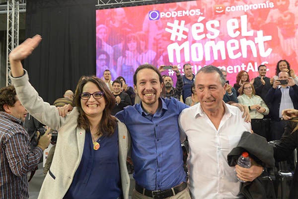 Oltra, Iglesias i Baldoví.