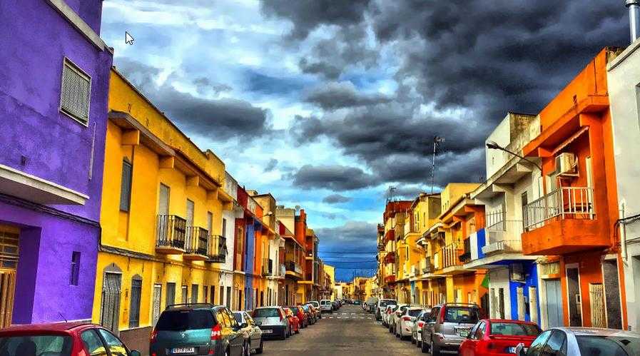 Carrer Francisco Benetó, del municipi de Castelló de la Ribera.