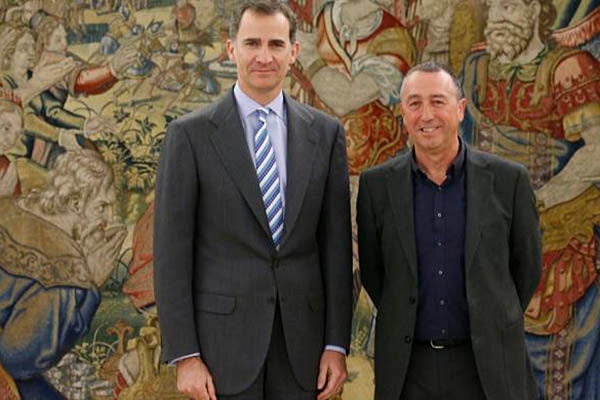 Joan Baldoví i Felipe VI.
