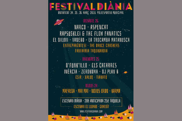 Cartell Festival Diània