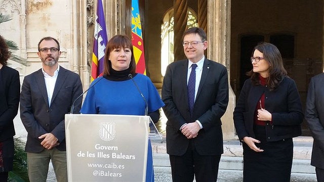 Francina Armengol i Ximo Puig.