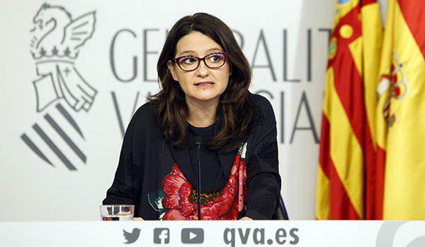 Mònica Oltra, aquest divendres 12 de febrer.