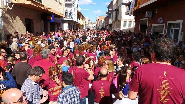 Montaverner, aquesta vesprada durant la celebració de la Festa pel Valencià.