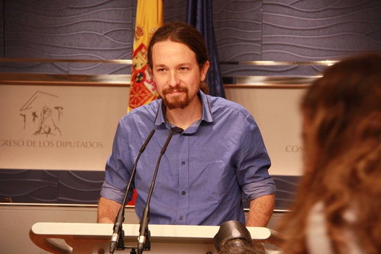 Pablo Iglesias hui al Congrés.