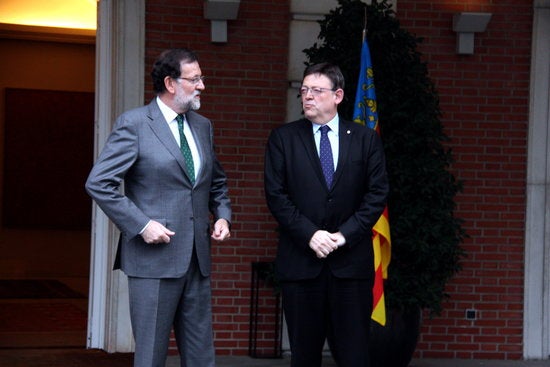 Ximo Puig i Mariano Rajoy.