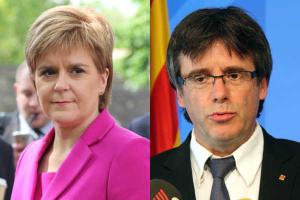 Sturgeon i Puigdemont.