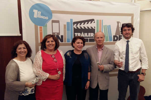 Foto presentació ‘Un tràiler de lectura en equip’.