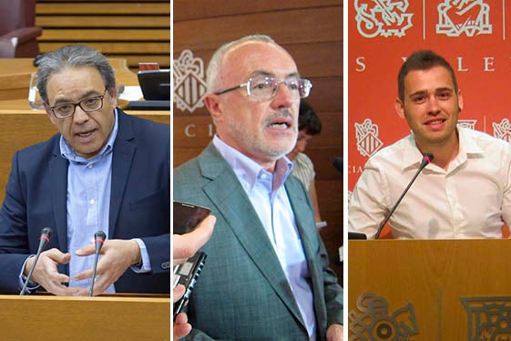 Manolo Mata, Antonio Montiel i Fran Ferri.