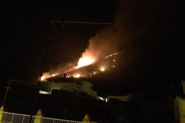 Incendi Tavernes de la Valldigna.