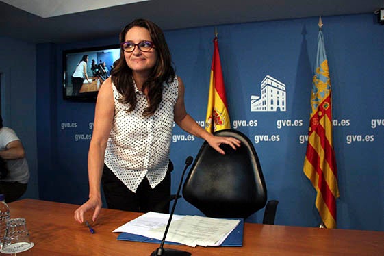 La vicepresidenta i portaveu del govern valencià, Mónica Oltra.