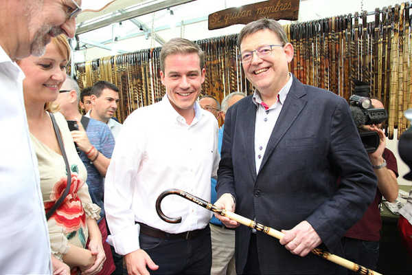 Roger Cerdà i Ximo Puig.