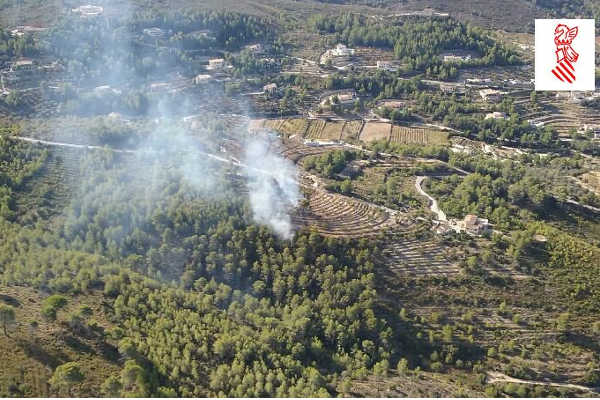 Incendi Forestal Llíber.