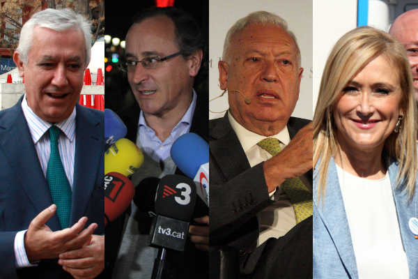 Arenas, Alonso, Margallo i Cifuentes.