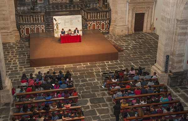 Imatge de l'anterior edició de la Trobada d'Escriptors al monestir de Sant Miquel dels Reis.