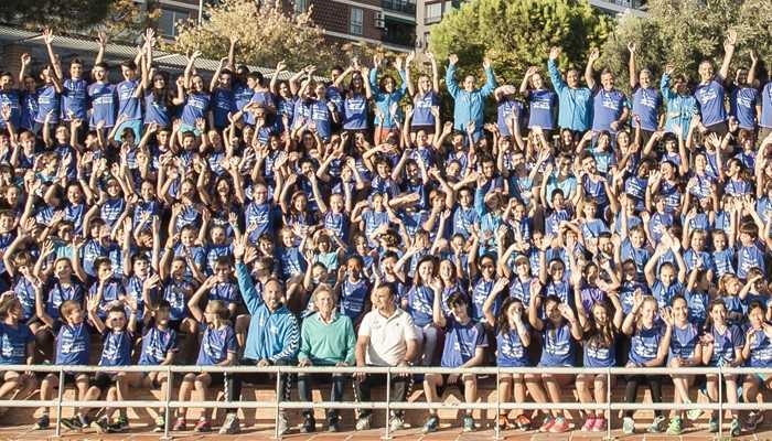 Els alumnes de l'escola.