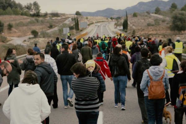 Marxa de protesta.