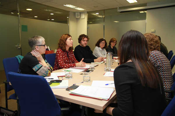 Rubén Trenzano a la reunió de Barcelona.