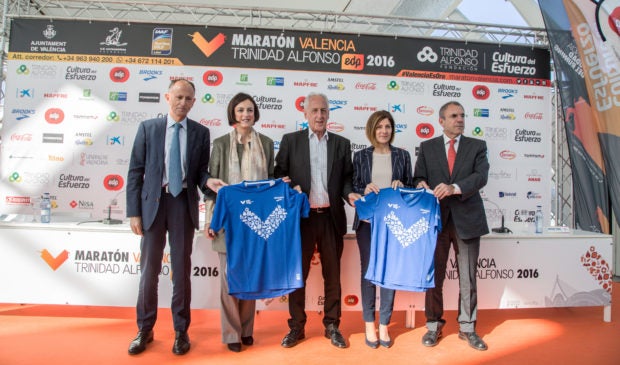 L'acte de presentació de la marató d'ahir.