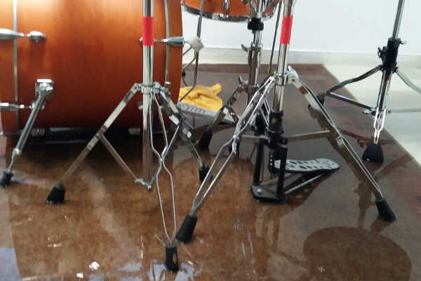 Aula de percussió del CSMCV.