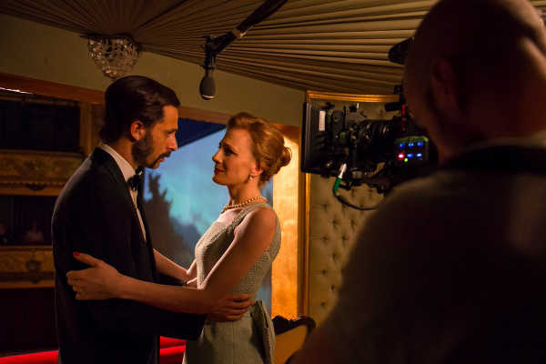 Un moment de rodatge de la sèrie.