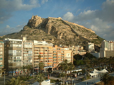 Castell de santa Bàrbara, a Alacant