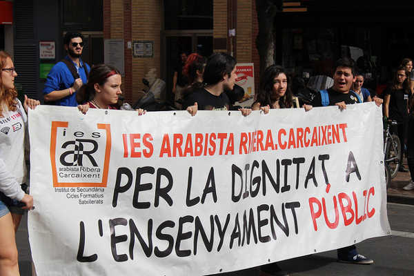 Manifestació i vaga educativa del passat 26 d'octubre.