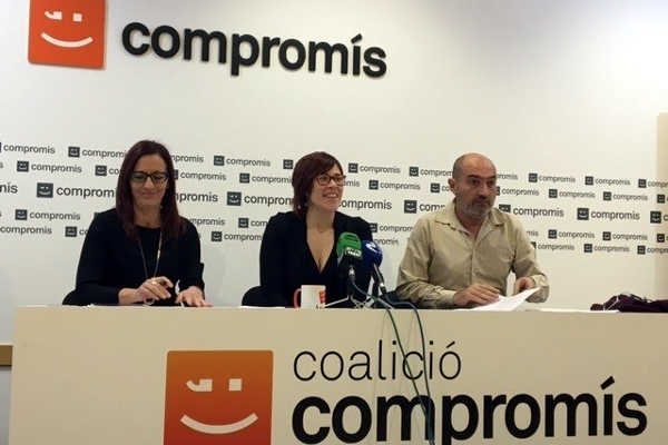 Maria Josep Amigó, Àgueda Micó i Xavier Rius.