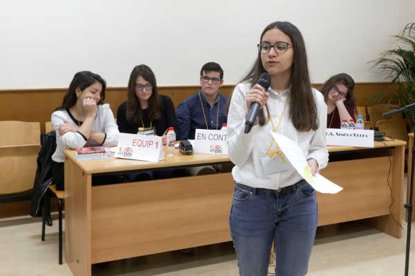 Lliga Debat a Castelló de la Plana.