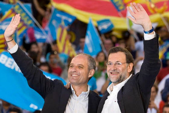 Francisco Camps i Mariano Rajoy.